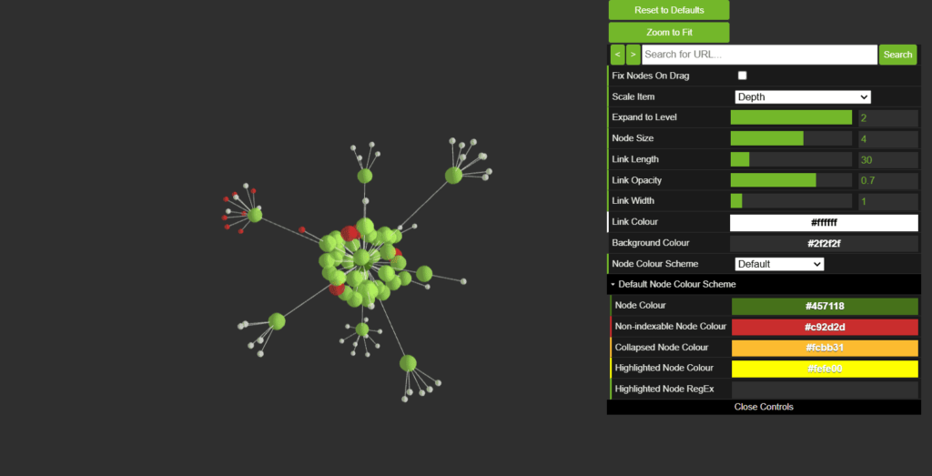 « 3D Force-Directed Crawl Diagram »